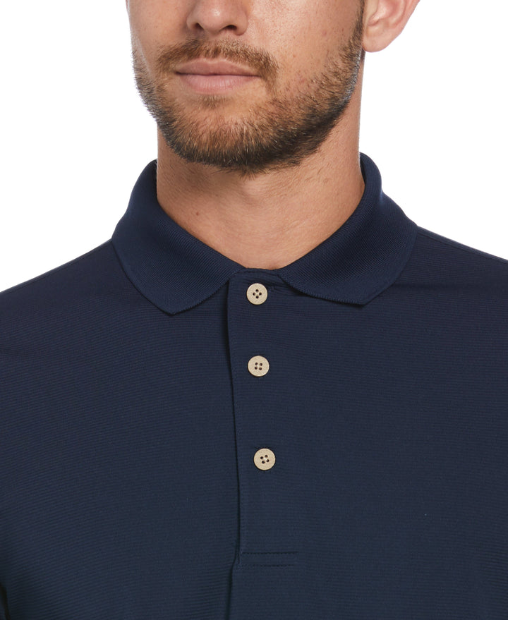Wicking Ottoman Golf Polo Shirt (Dress Blues) 
