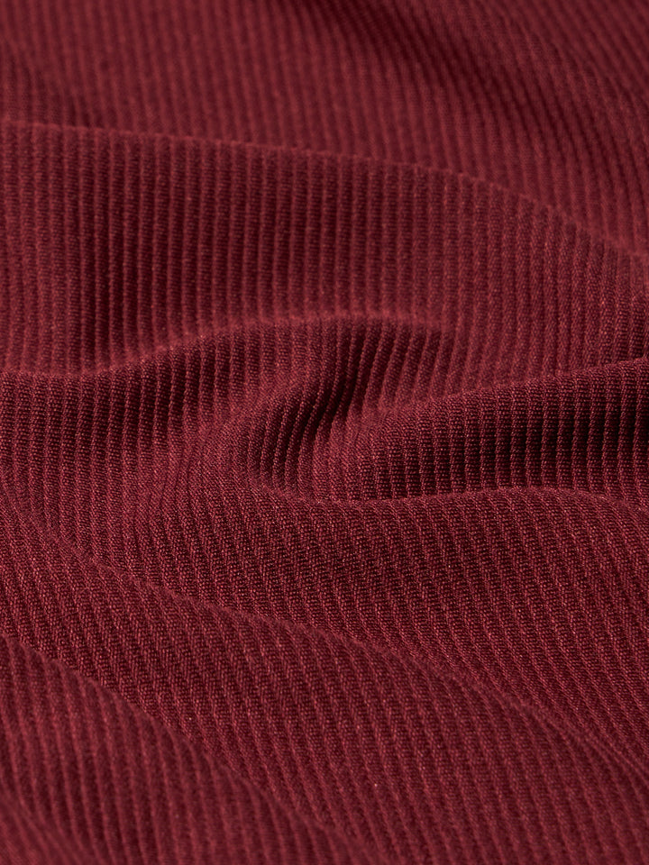 Wicking Ottoman Golf Polo Shirt (Tawny Port) 
