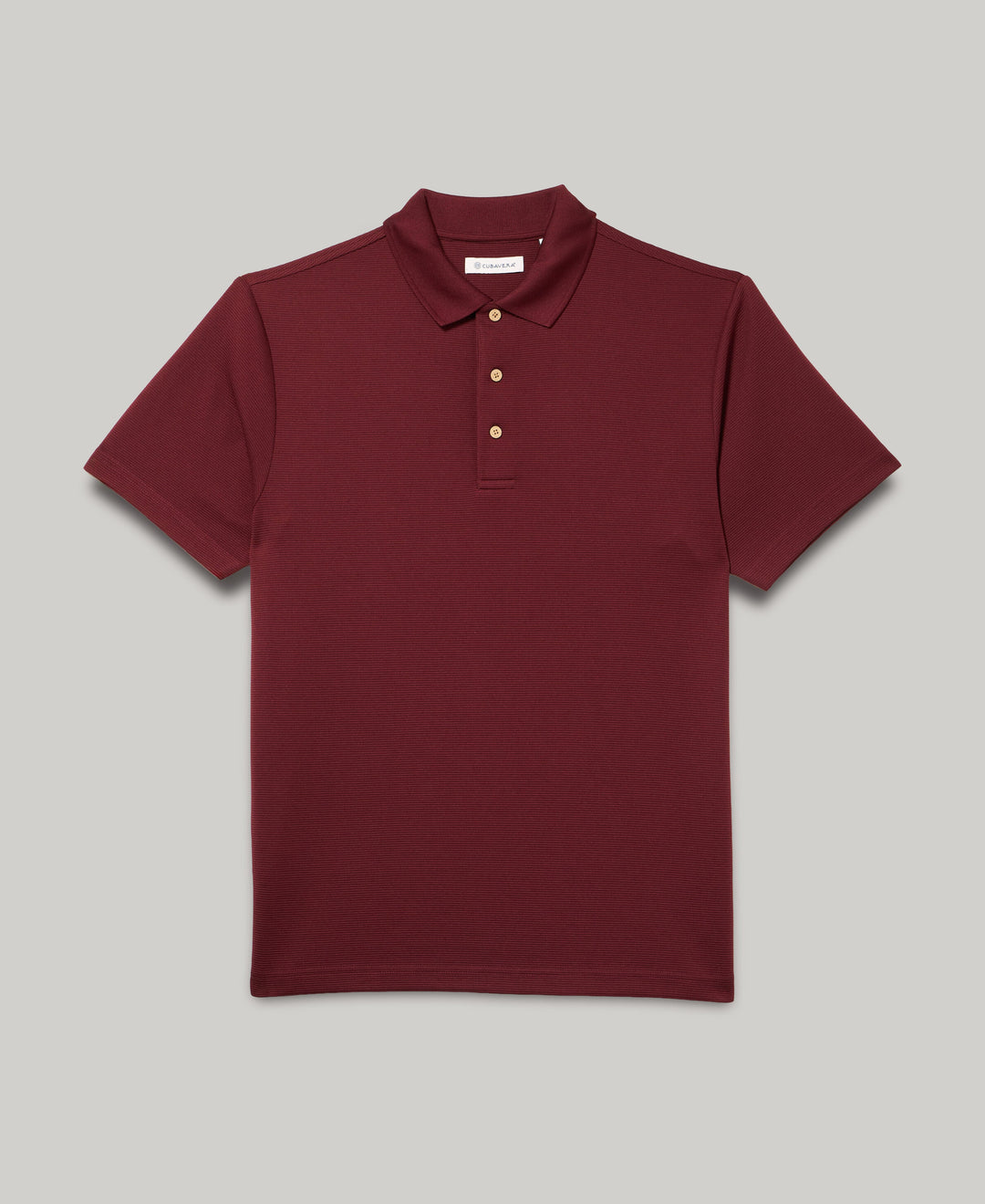 Wicking Ottoman Golf Polo Shirt (Tawny Port) 