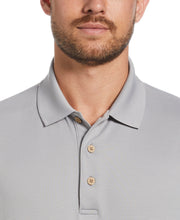 Solid Textured Polo (Sleet) 