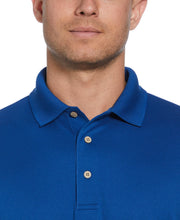 Solid Textured Polo (True Blue) 
