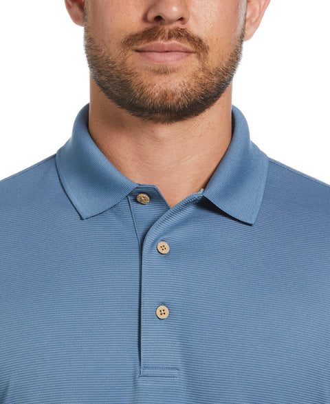 Solid Textured Polo (Captains Blue) 