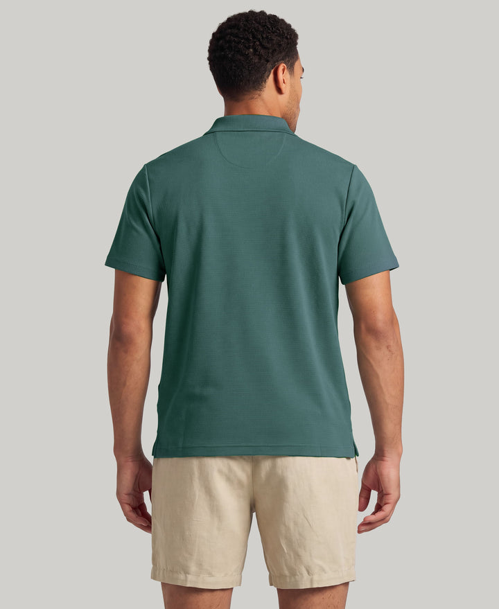Wicking Ottoman Golf Polo Shirt (Sagebrush Green) 