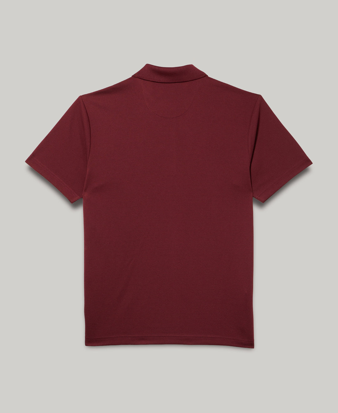 Wicking Ottoman Golf Polo Shirt (Tawny Port) 