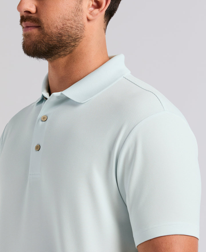 Wicking Ottoman Golf Polo Shirt (Ice Melt) 