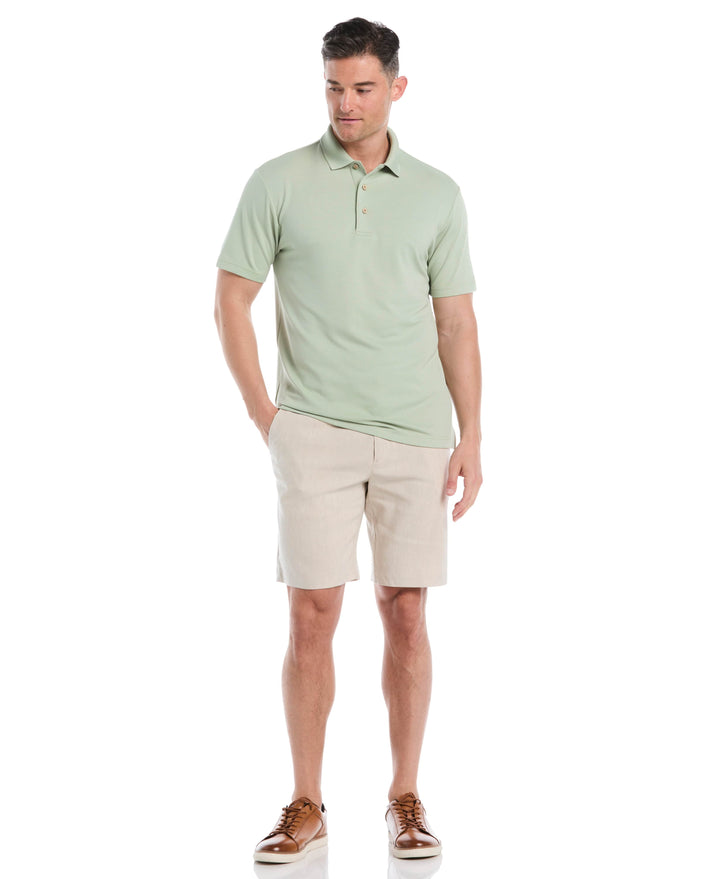 Wicking Ottoman Golf Polo Shirt (Reseda) 