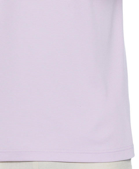 Solid Textured Polo (Pastel Lilac) 