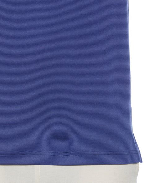 Solid Textured Polo (Skipper Blue) 
