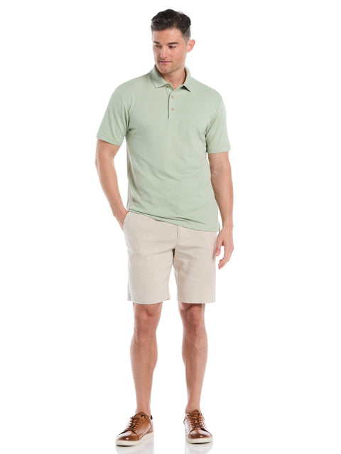 Solid Textured Polo-Polos-Cubavera