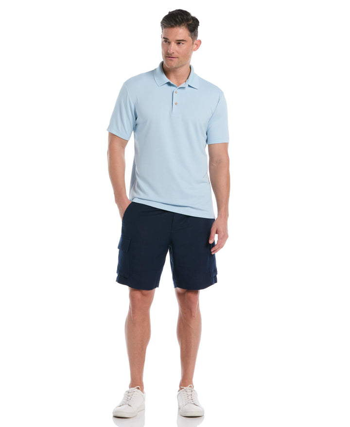 Wicking Ottoman Golf Polo Shirt (Dream Blue) 