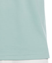 Solid Textured Polo (Blue Surf) 