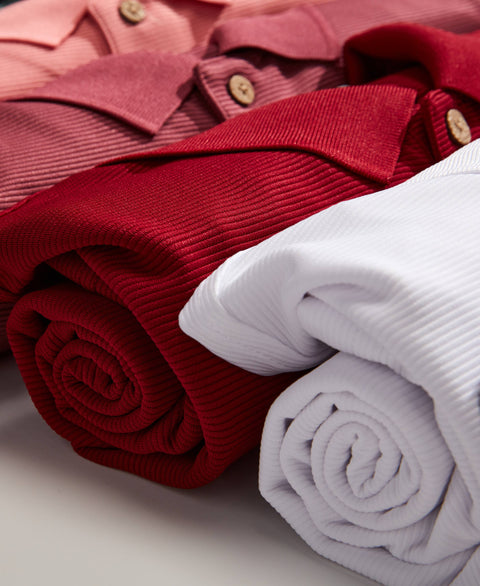 Solid Textured Polo-Polos-Cubavera