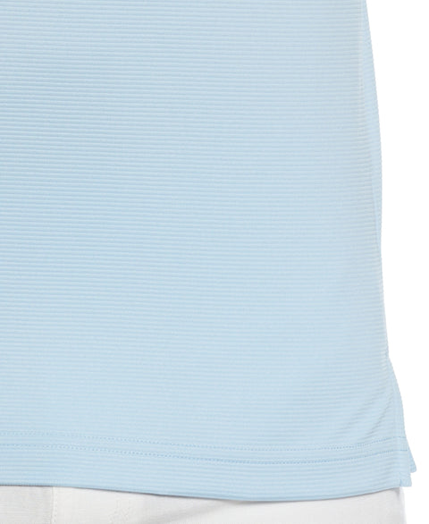 Solid Textured Polo (Cerulean) 