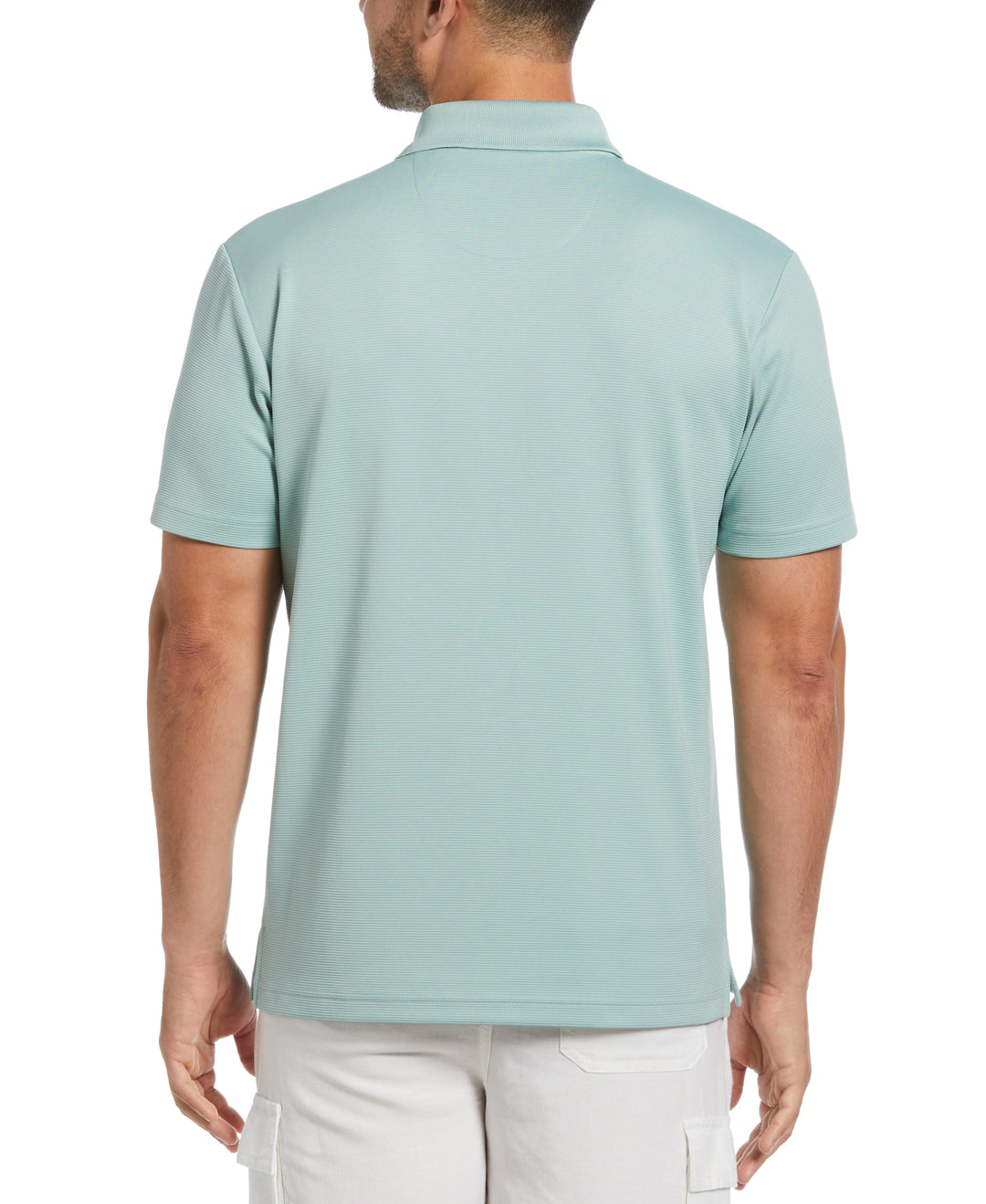 Wicking Ottoman Golf Polo Shirt (Blue Surf) 