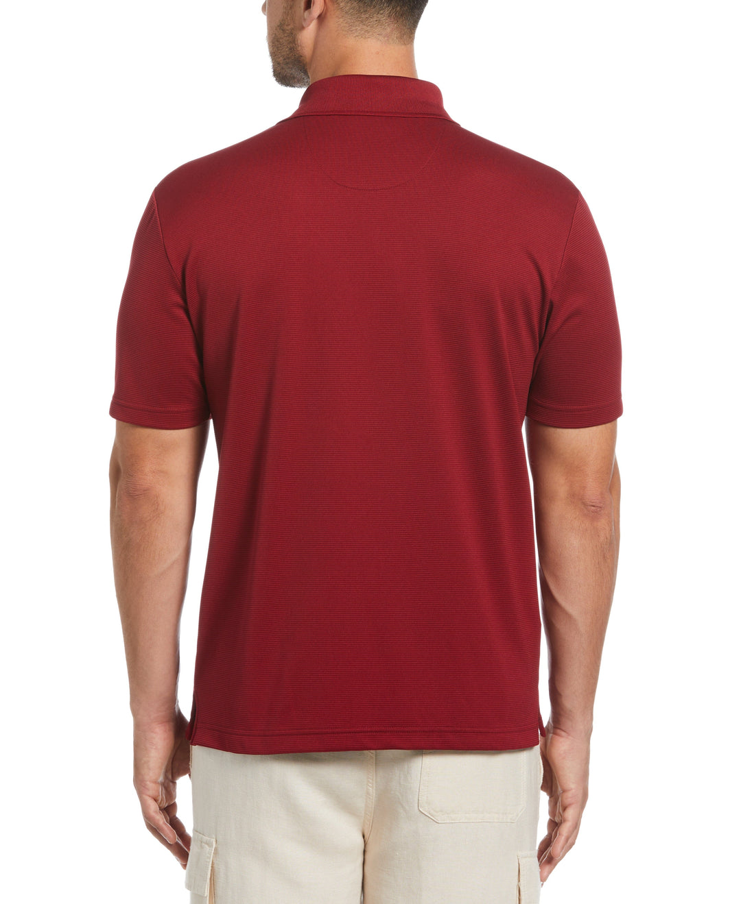 Wicking Ottoman Golf Polo Shirt (Biking Red) 