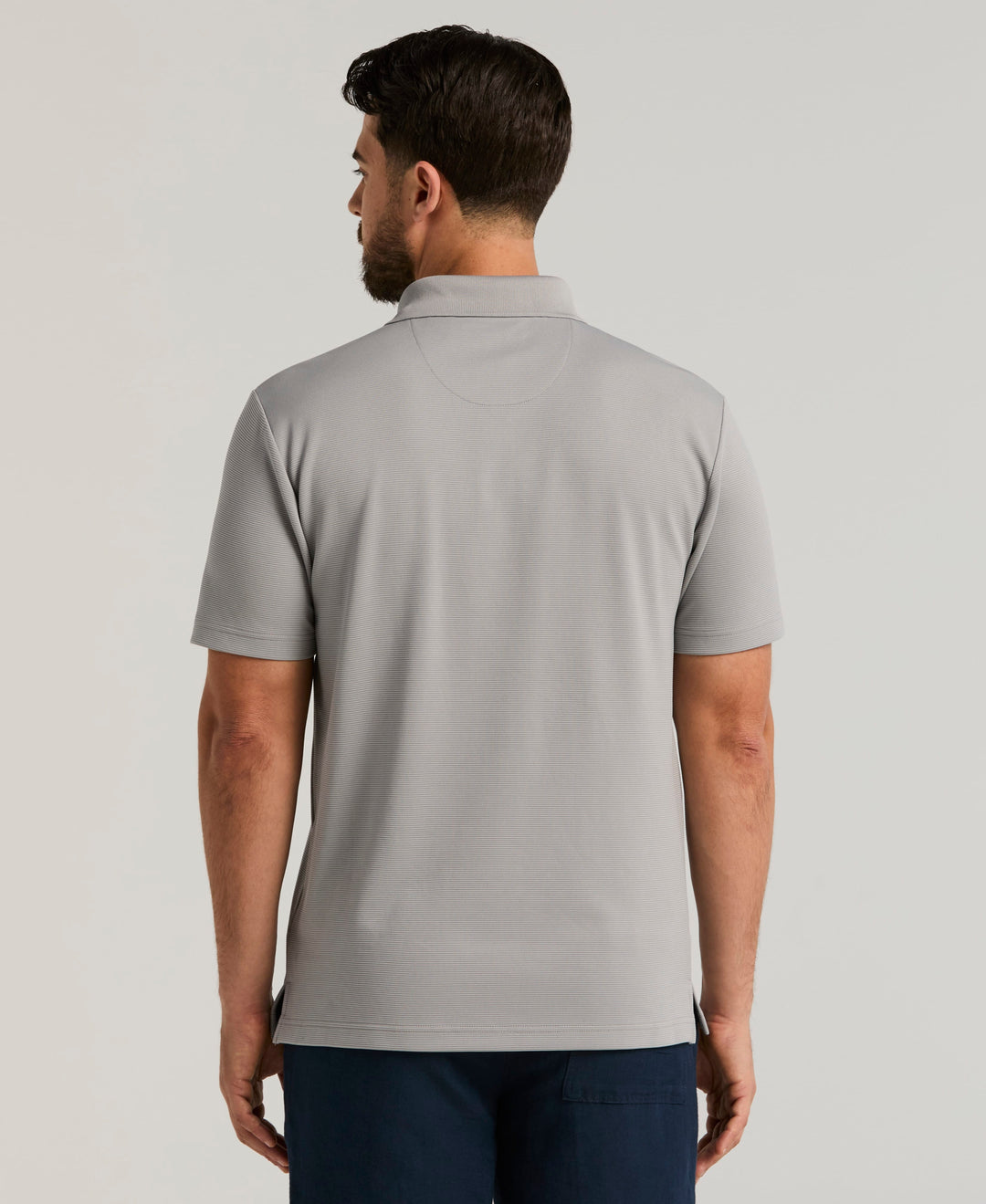 Wicking Ottoman Golf Polo Shirt (Sleet) 