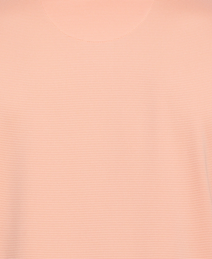 Wicking Ottoman Golf Polo Shirt (Peach Pink) 