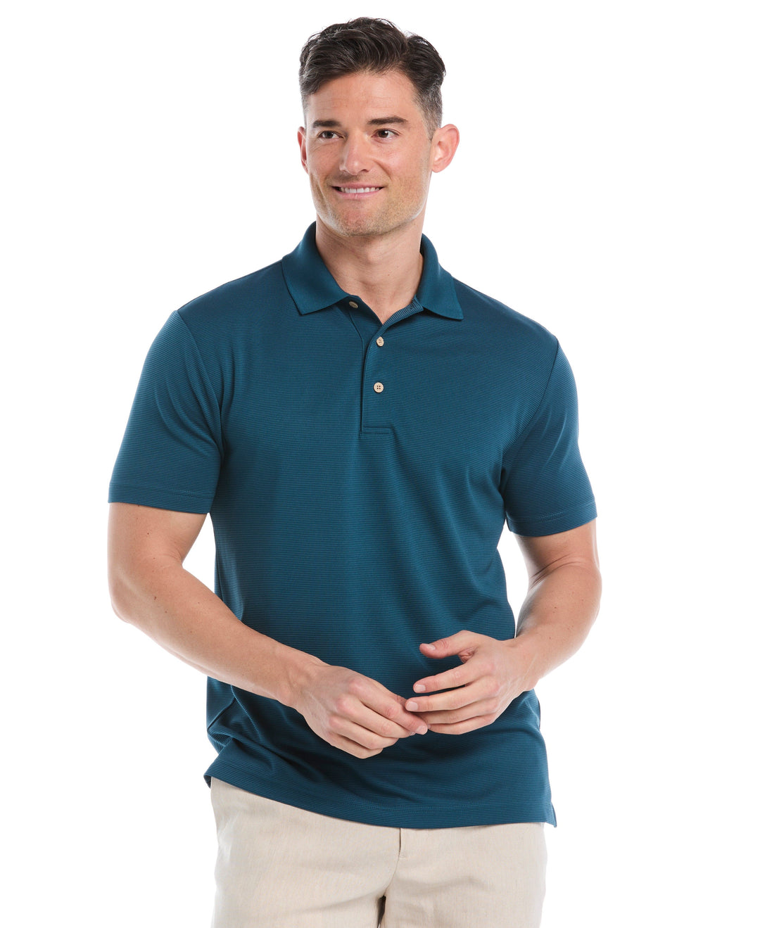 Solid Textured Polo | Cubavera