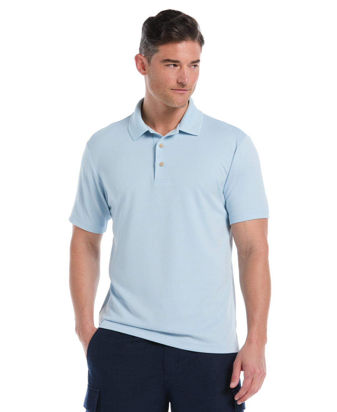 Wicking Ottoman Golf Polo Shirt (Dream Blue) 