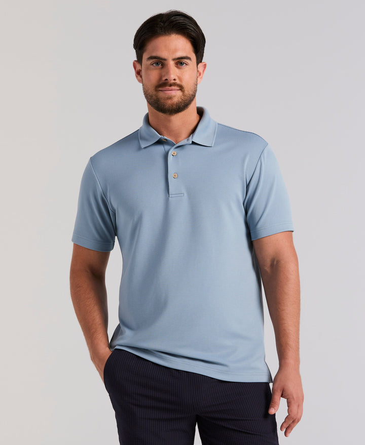 Wicking Ottoman Golf Polo Shirt (Mountain Spring) 