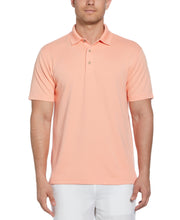 Solid Textured Polo (Peach Pink) 