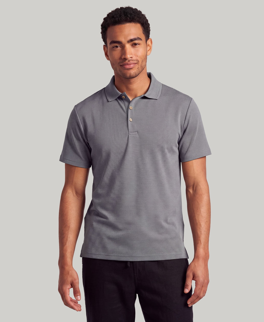 Wicking Ottoman Golf Polo Shirt (Quiet Shade) 
