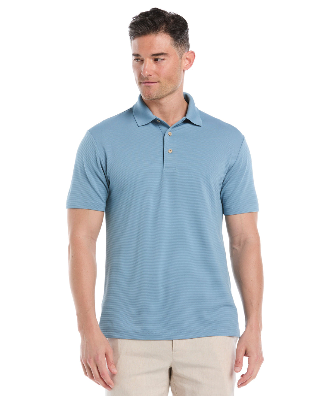 Wicking Ottoman Golf Polo Shirt (Windward Blue) 