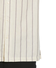 Space-Dyed Dobby Stripe Shirt (Linen) 