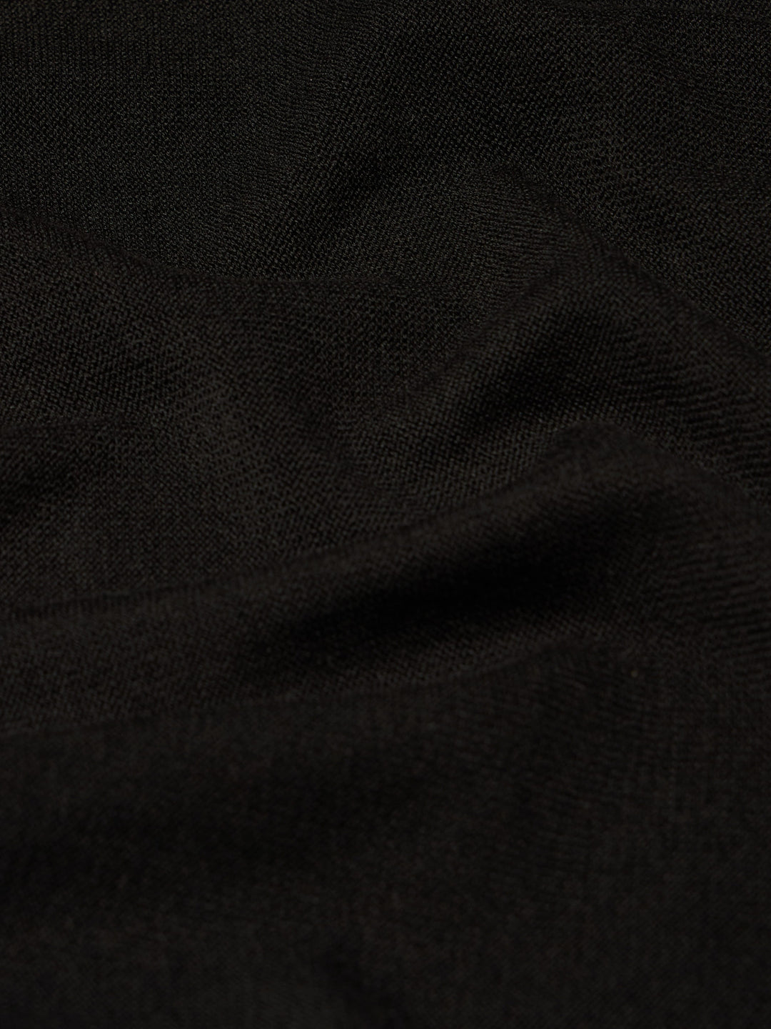 Stripe Coatfront Sweater Shirt (Jet Black) 