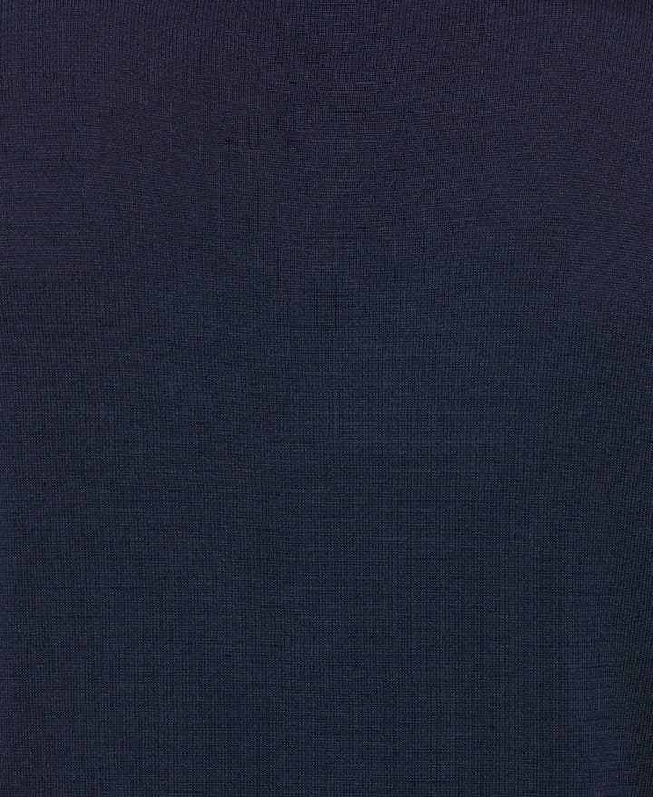 Striped Johnny Collar Polo Sweater (Naval Academy) 