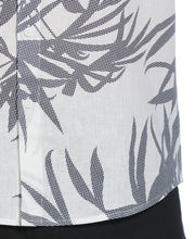 Textured Fern Print Shirt (Brilliant White) 