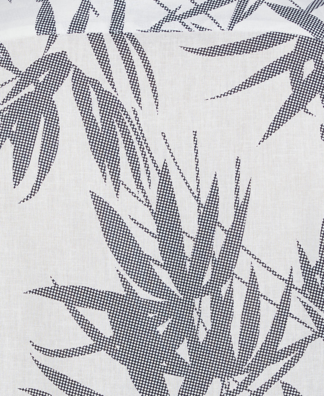Textured Fern Print Shirt (Brilliant White) 