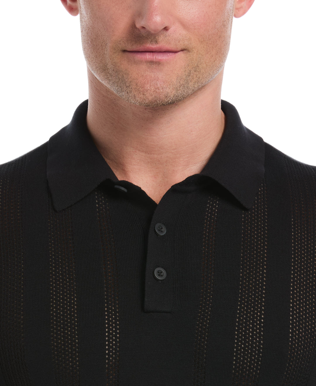 Textured Knit Sweater (Jet Black) 