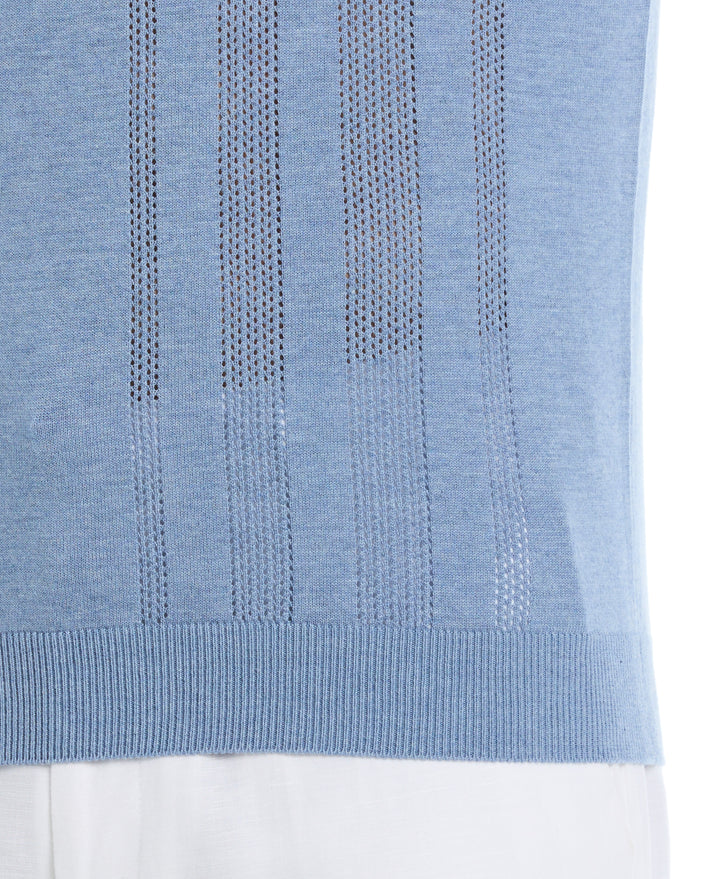 Textured Knit Sweater (Heather Bl Horizon) 
