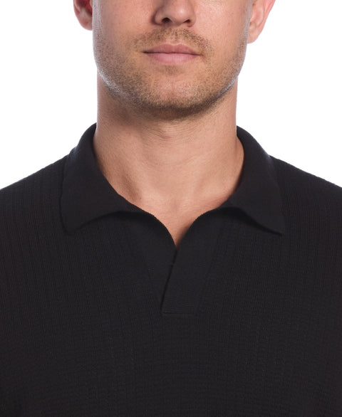 Textured Knit Sweater (Jet Black) 