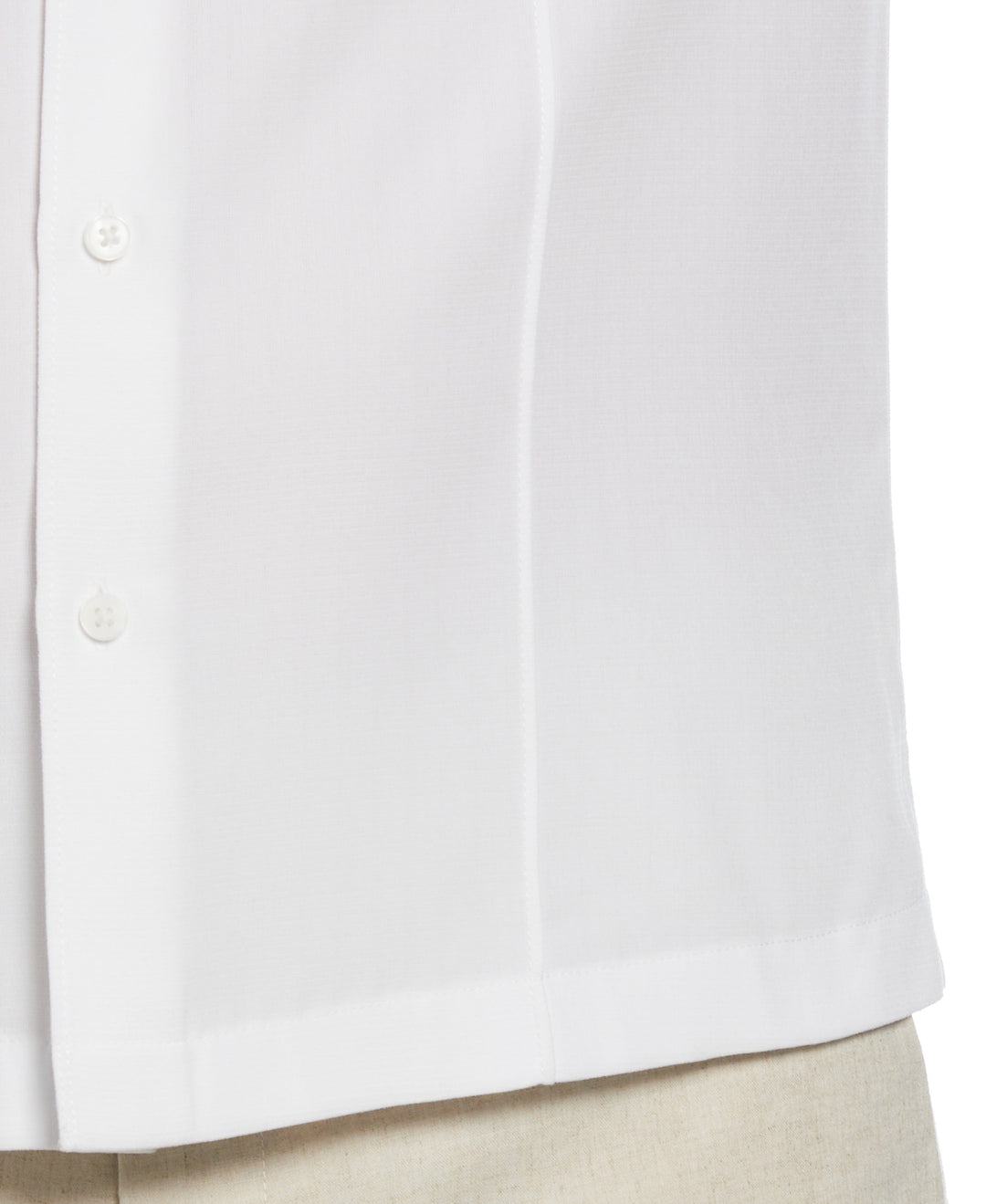 Textured One-Tuck Panel Shirt (Brilliant White) 