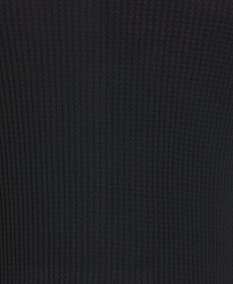 Tipped Textured Sweater (Jet Black) 