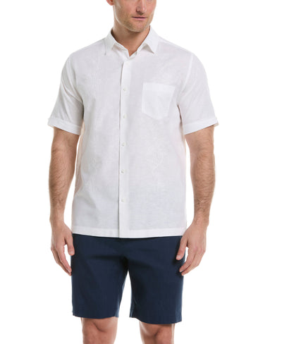 Tonal Embroidery Shirt (Brilliant White) 