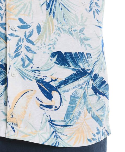 Toucan Print Shirt (Brilliant White) 