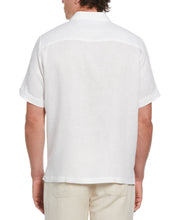 Travel Select Linen Blend One Pocket Shirt (Brilliant White) 