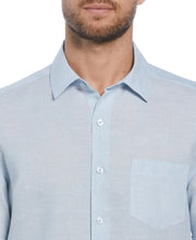 TravelSelect™ Linen-Blend One Pocket Shirt-Casual Shirts-Cubavera