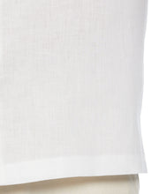 Travel Select Linen Blend One Pocket Shirt (Brilliant White) 