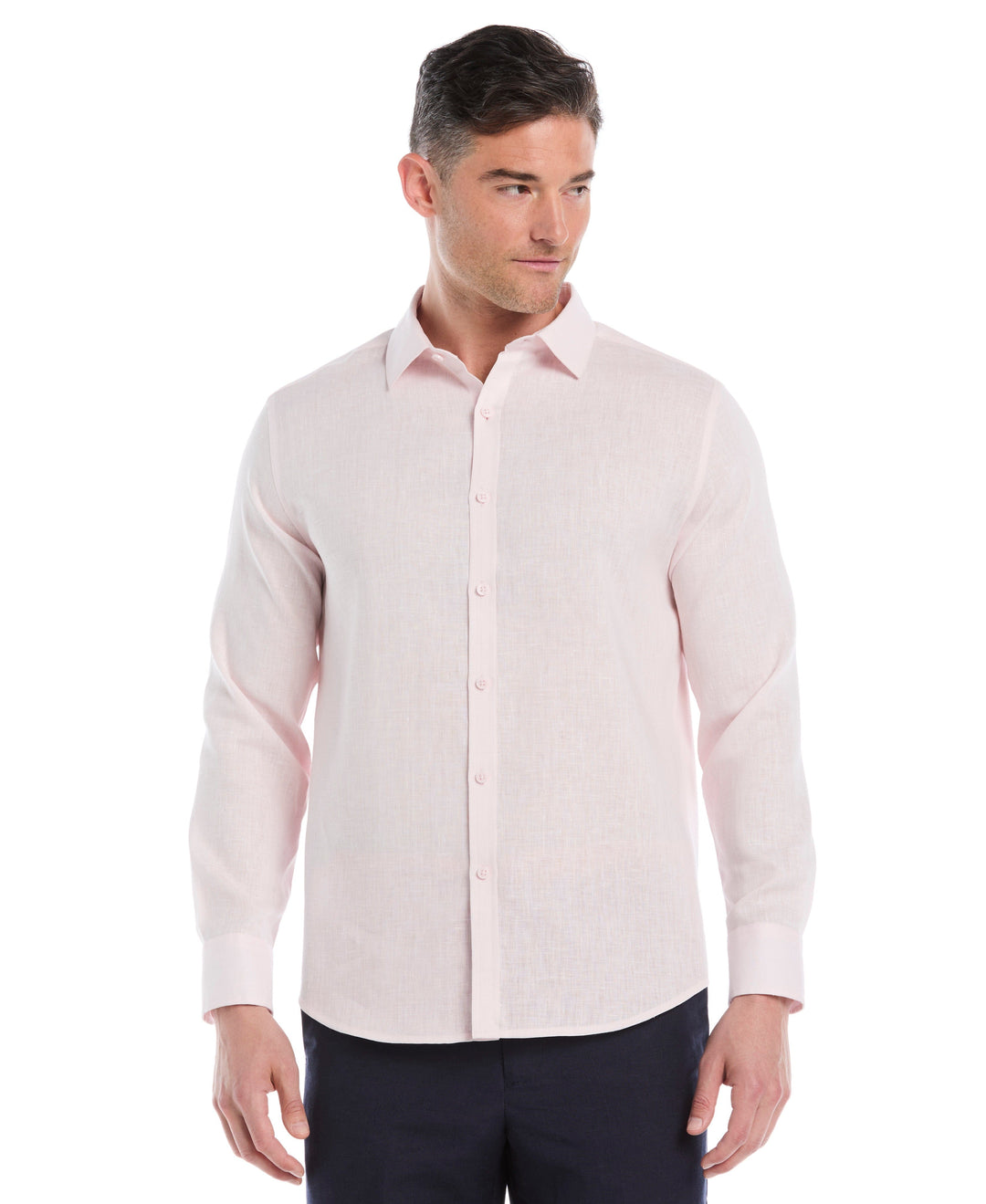 Linen Blend Travel Shirt (Carinaria) 