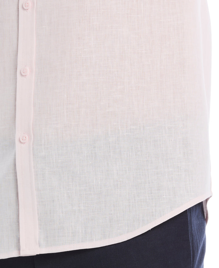 Linen Blend Travel Shirt (Carinaria) 