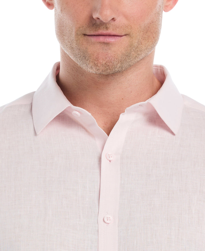 Linen Blend Travel Shirt (Carinaria) 
