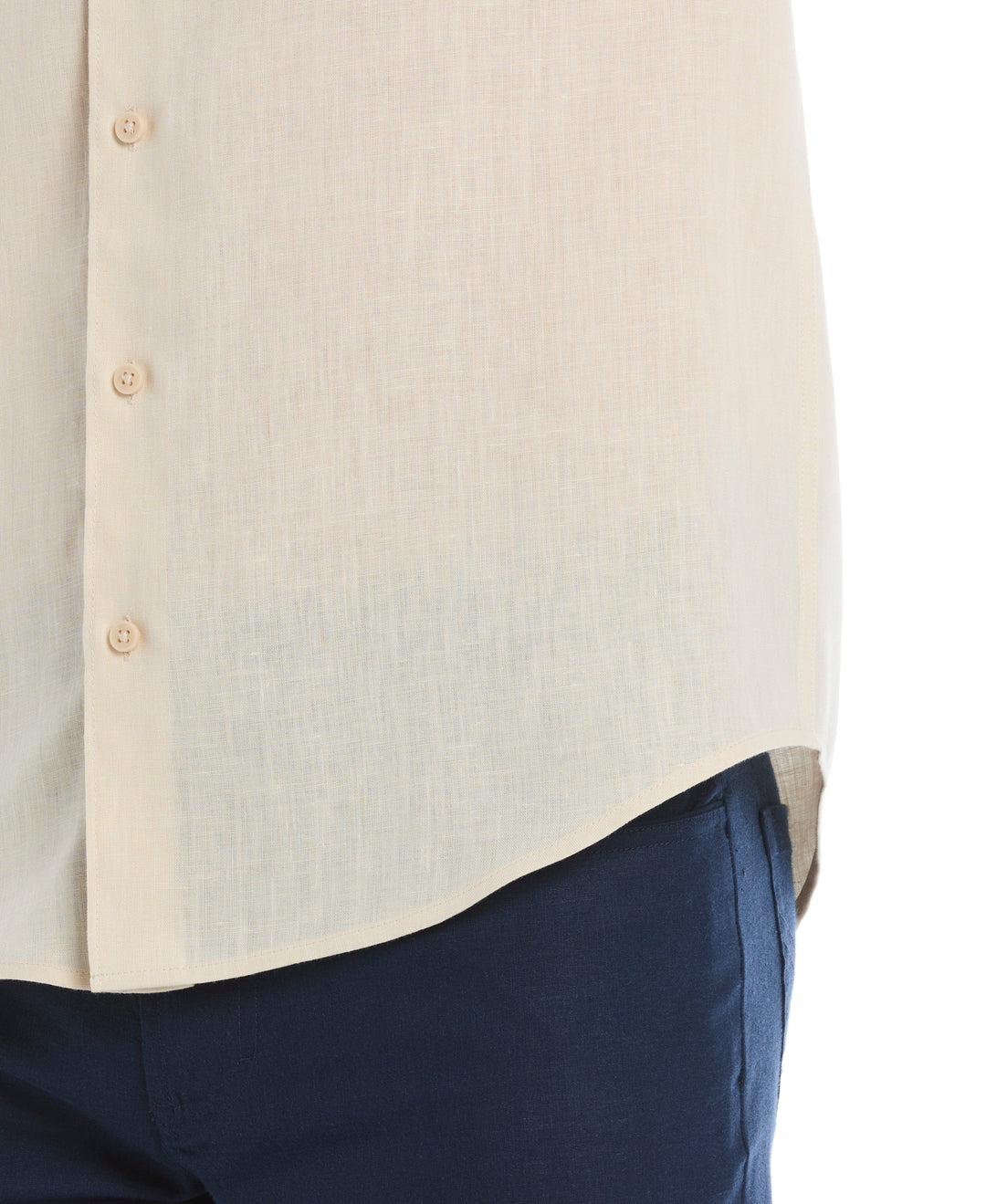 Linen Blend Wrinkle-Resistant Shirt (Summer Sand) 