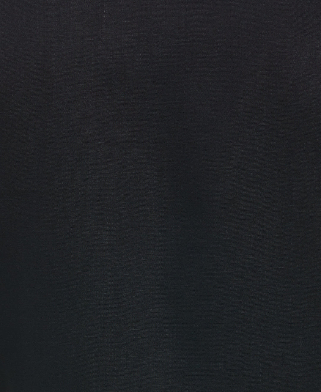 Linen Blend Wrinkle-Resistant Shirt (Jet Black) 