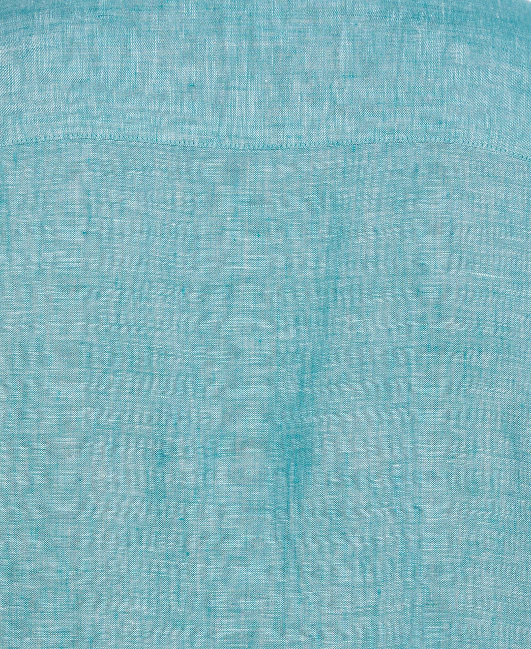 Linen Blend Wrinkle-Resistant Shirt (Bayou) 