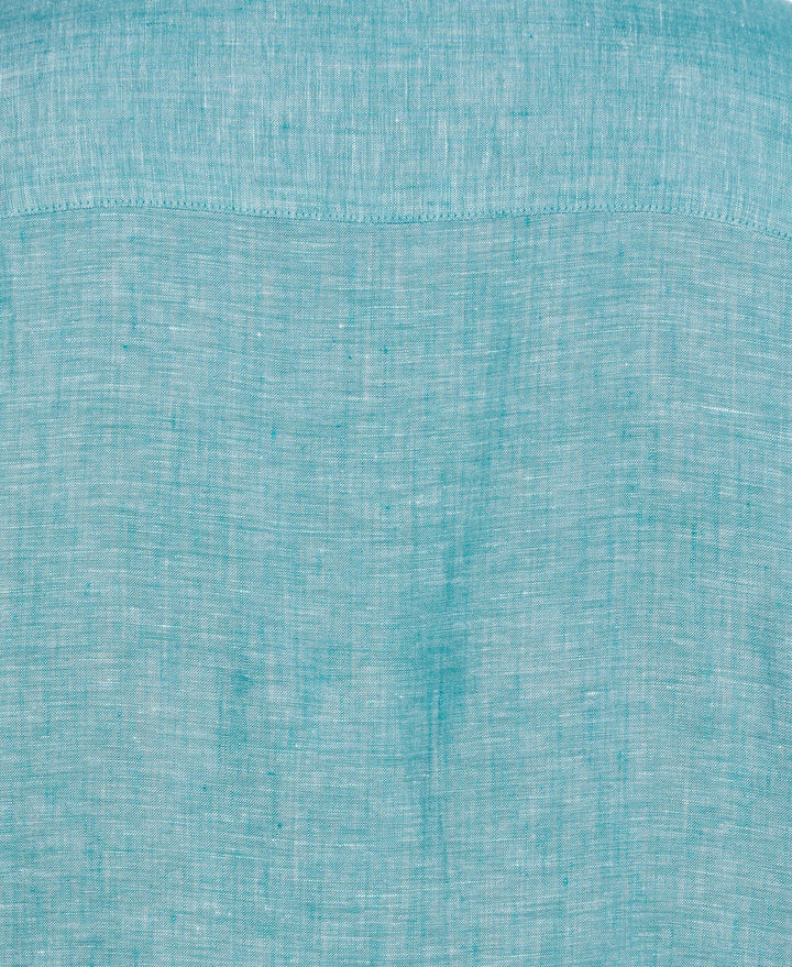 Linen Blend Wrinkle-Resistant Shirt (Bayou) 