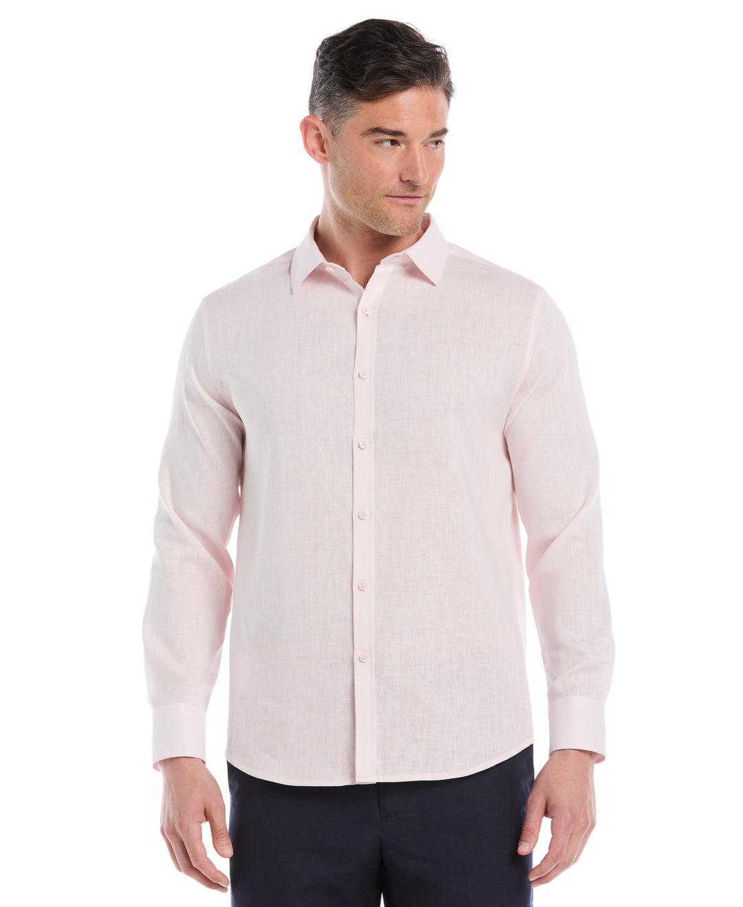 Linen Blend Travel Shirt (Carinaria) 